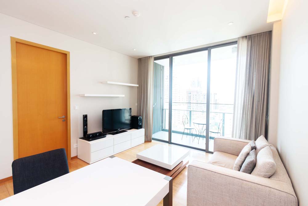 ให้เช่าหรือขาย ห้อง 1 ห้องนอน ขนาด 55.56 ตร.ม. โครงการ AEQUA Residence-สุขุมวิท 49